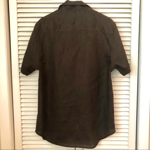 3/$20 🥰 Brown Men’s Perry Ellis Shirt, Medium - Picture 4 of 4